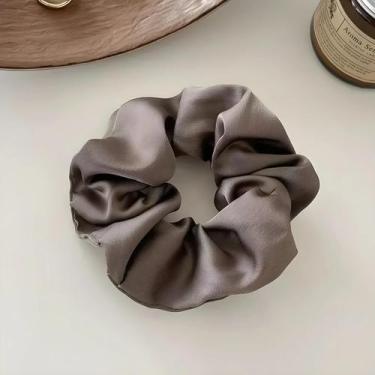 Imagem de Faixas De Cabelo Grandes De Cetim Para Mulheres E Meninas, Acessórios 