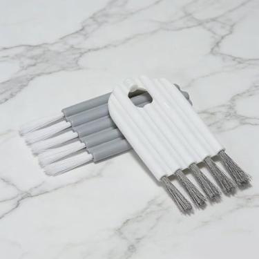 Imagem de Escova de limpeza de teclado de 2 peças para computadores, ferramenta de remoção de poeira para escritório, casa, acessório eletrônico essencial