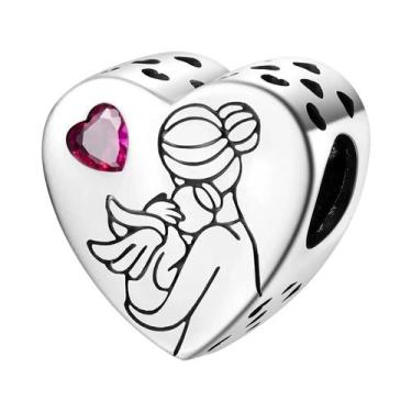 Imagem de Pingentes De Urso Fofo Banhados a Prata Para Pulseiras De Amizade Femi