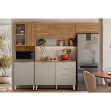 Imagem de Kit Modulado Demóbile 4 Peças Alba C4P227 Amendola/Nude Prime TX