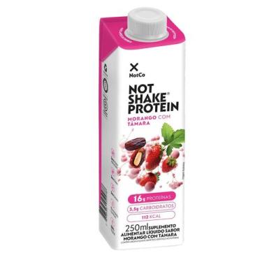 Imagem de Not Shake Protein 16G Morango Com Tâmara 250Ml - Notco