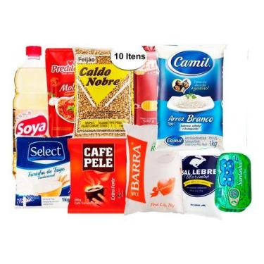 Imagem de Cesta Básica 10 Itens Completa Doação Produtos De Qualidade - IMPÉRIO 