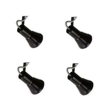 Imagem de Kit 4 Spot Trilho Perfilado Eletro calha Par20 Bulbo OL3