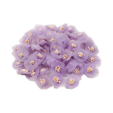 Imagem de Flores Artificiais De Chiffon E Gaze 10-20 Peças Para DIY, Decorações 