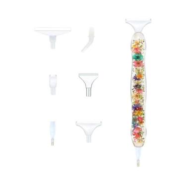 Imagem de Conjunto De Canetas Para Pintura Em Diamante 5D Flower Point Com 6 Cab