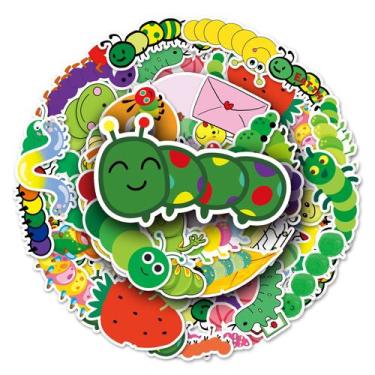 Imagem de Pacote de adesivos Cartoon Caterpillars Anime Waterpillars Anime - yiw