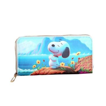 Imagem de Carteira Snoopy Anime Characters Slim BiFold - Yiweisai