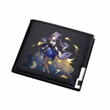 Imagem de Carteira Genshins Impacts Personagens de Anime Slim BiFold PU - Yiweis