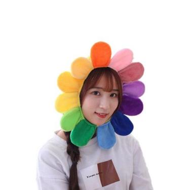 Imagem de Fantasia, chapéu de girassol, cosplay, boné de festa, chapéu, 35x35cm 