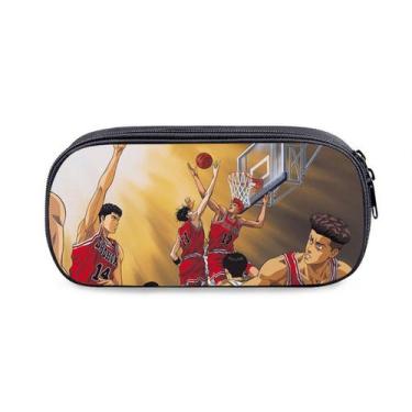 Imagem de Caixa de lápis Slam Dunks Bolsa de papelaria de grande capacidade de n