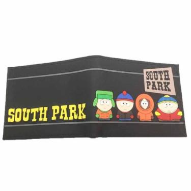 Imagem de Carteira South Park Anime Characters Slim Bifold em couro PU - Yiweisa