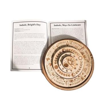 Imagem de Calendário, Estatueta, Escultura, Estátua, Roda Pagã do Ano - yiweisai