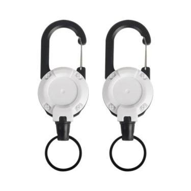 Imagem de Chaveiro Retrátil Antiperda Para Montanhismo 1-20 Peças, Fivela De Met