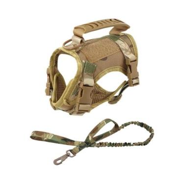 Imagem de Colete Tático Ajustável Para Gatos Grandes E Cães Pequenos, Anti-Fuga,