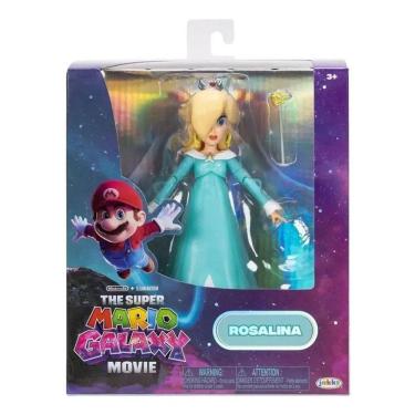 Imagem de Super Mario Galaxy Filme – Boneco Detalhes Premium Articulado Rosalina de 13 cm Com Varinha- Sunny