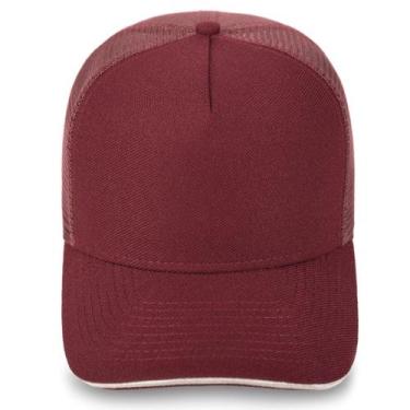 Imagem de Boné Aba Curva Masculino Liso Trucker Redinha Telinha Diversos Cores M