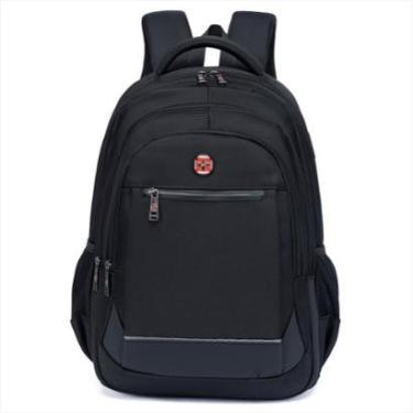 Imagem de Mochila Crosswave Executiva Trabalho Notebook Grande Reforçada Usb Masculina 28 Litros-Unissex