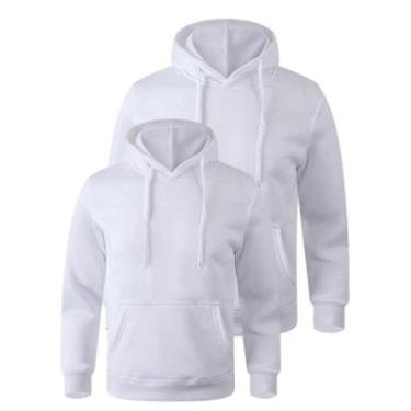 Imagem de Kit 2 Moletons Masculino Bolso Canguru Moleton Casual Capuz moletom Conforto Alta qualidade-Unissex