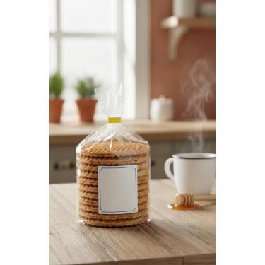 Imagem de Biscoito Stroopwafel Holandês Caramelo 280g: Sabor Genuíno - Congratul