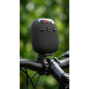 Imagem de Caixa De Som Para Bike e Moto A Prova De água Com Suporte Guidão - Alt
