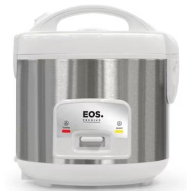 Imagem de Panela Elétrica de Arroz Ctmd Eshop Digital Eos 1 e 8L 700W com Tampa de Vidro Branco 220V