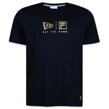 Imagem de Camiseta Colaboração New Era x Fila Logos-Masculino