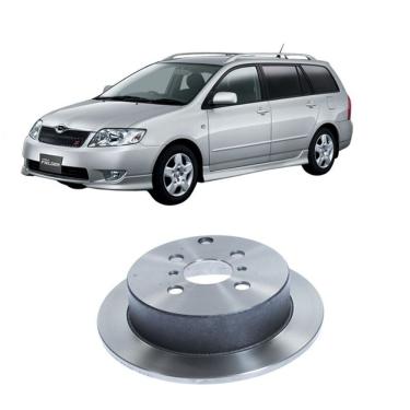 Imagem de Disco de Freio Traseiro D354B para Toyota Corolla 1.6 1.8 16V 2002 a 2008 e Fielder 200...