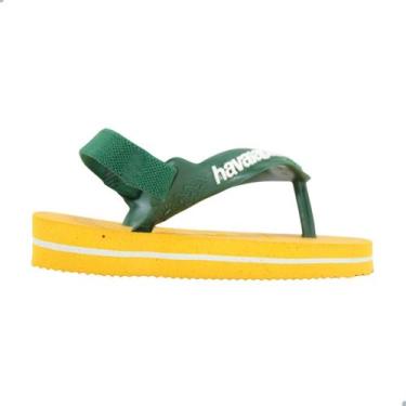 Imagem de Chinelo Bebê Havaianas Brasil Logo, Vd, 2151 amarelo pop, Amaz, 20