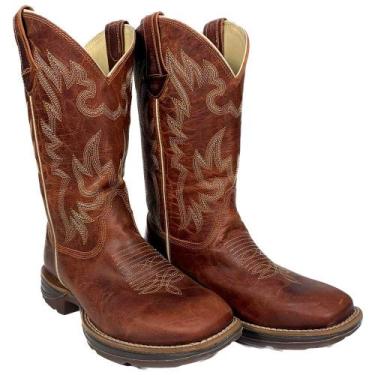 Imagem de Bota Texana Masculina Solado Jump Classic, Marrom, 41