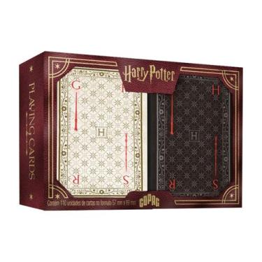 Imagem de Copag Baralho Plástico Colecionável Harry Potter Decorado - Tacolândia