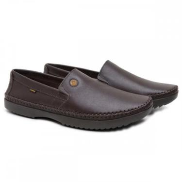 Imagem de Sapato Freeway Loganx 1 Mocassim Masculino, Café, 40