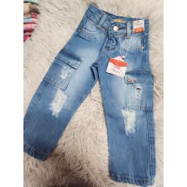 Imagem de Calça jeans infantil feminina - .