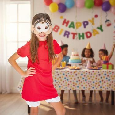 Imagem de Fantasia Infantil Menina Dentuça Com Vestido Vermelho - Pequenos Encan