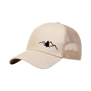 Imagem de Boné de Beisebol Unissex Respirável - Chapéu Snapback de Malha para Ve