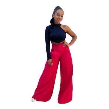 Imagem de Cropped Feminino Canelado Sem Bojo Gola Alta Mula Manca - Look Dreams,