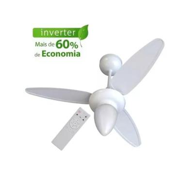 Imagem de  Ventilador Ventisol Teto Aires Inverter  Com Controle Remoto Bivolt, 