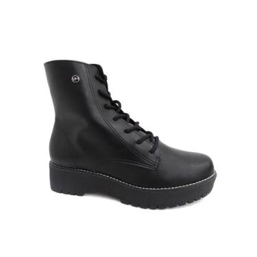 Imagem de Bota Coturno Via Marte 23-608-01 Preto, 37, Preto