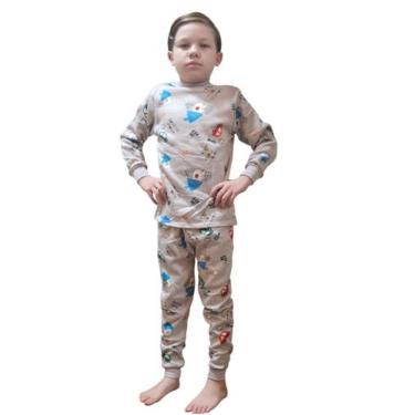 Imagem de Pijama Moletinho Infantil Juvenil Forrado Calça e Blusa - Penelope joy