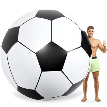 Imagem de Bola de futebol inflável gigante Lewtemi 200 cm PVC impermeável