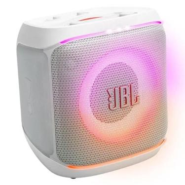 Imagem de JBL PartyBox Encore 2, Caixa de Som Bluetooth, 2 Microfones, Branco