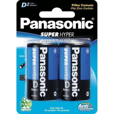 Imagem de Panasonic Pilha Comum Grande D Com 2 Proteção Antivazamento Um1Shs128 