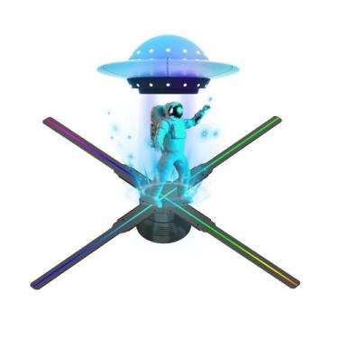Imagem de Ventilador de holograma 3D WANTHER HD LED Hologram Projetor WIFI