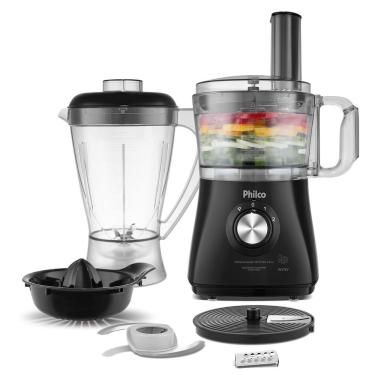 Imagem de Multiprocessador Philco All In One Citrus 5 em 1 2 Velocidades 800W com Liquidificador e Espremedor 110V