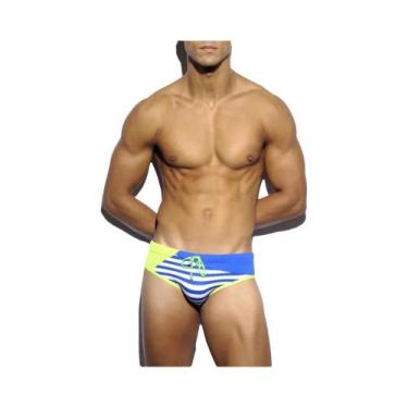Imagem de Cuecas De Banho Masculinas Sensuais Com Enchimento Push-up, Respirávei