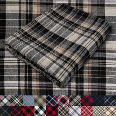 Imagem de Tecido Flanela 100% Algodão 25 Jardas 152 cm de Largura Xadrez Tartan 