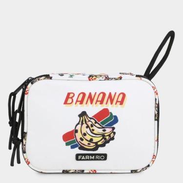 Imagem de Necessaire Farm Xero Banana Da Feira Feminina, Off white, Único