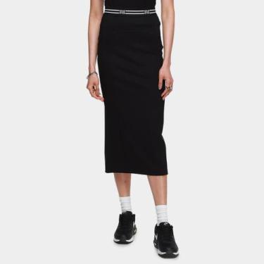 Imagem de Saia Colcci CLC Casual Feminina, Preto, GG