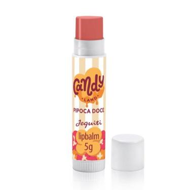 Imagem de Batom Lipbalm Jequiti Candy Land Pipoca Doce 4g  Hidratação, Brilho Su