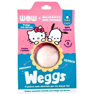Imagem de Petisco Wow Weggs Hello Kity para Cães Sabor Frango com Alecrim - WOW 