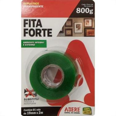 Imagem de Fita Dupla Face Adere Forte Acrilica Transparente Ambiente Interno/Ext